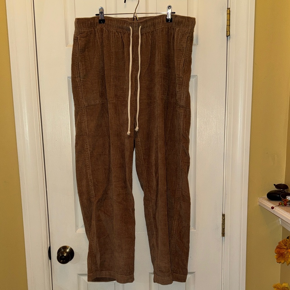 Aerie Women's Brown Corduroy Pants